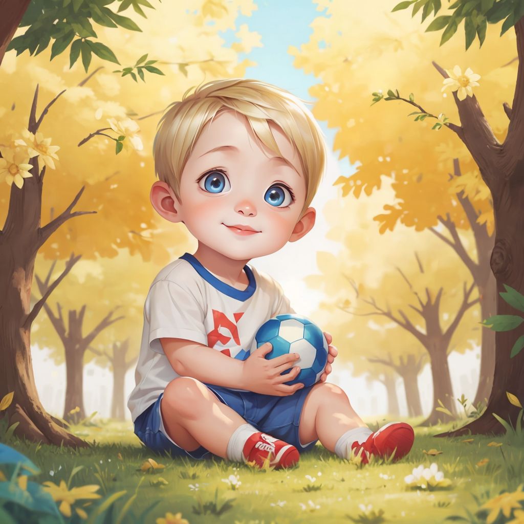 Ethan and his ball
