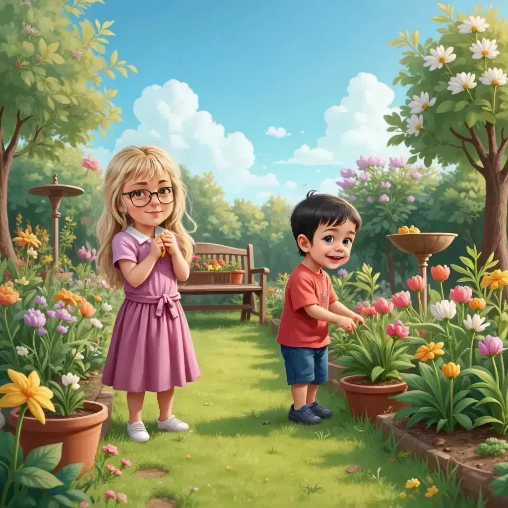 Natalia and Kingston's Magical Garden Adventure