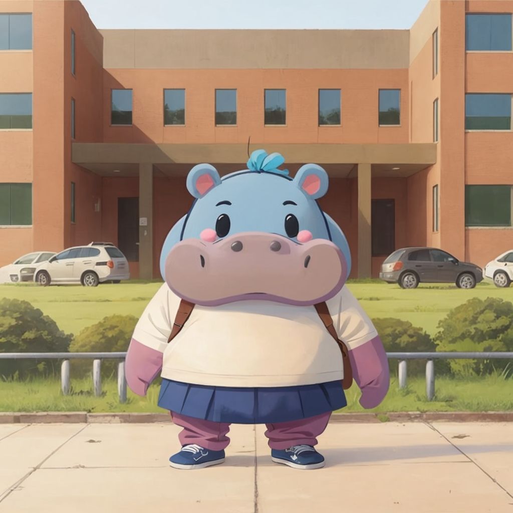 Rose the sad hippo